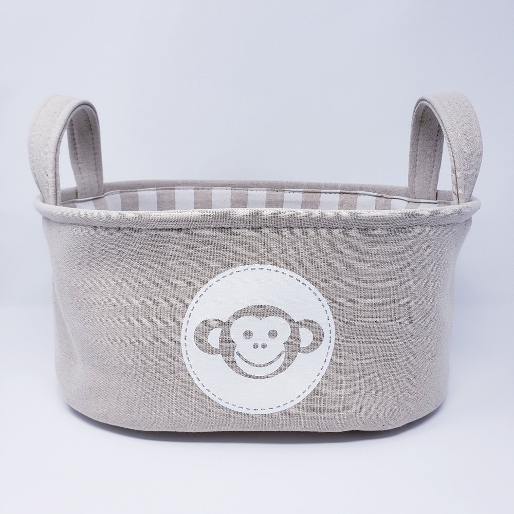 Storage Bin/Basket Canvas - Monkey